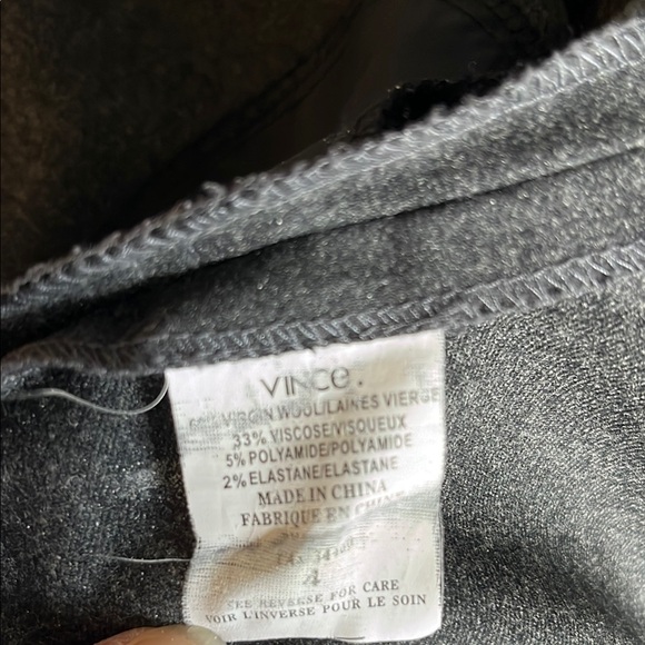 Vince Grey Sleeveless Wool Dress - Picture 5 of 6